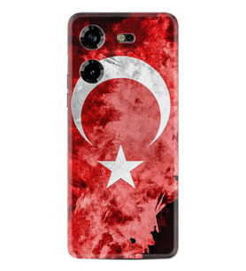 Tecno Pova 5 Kılıf Resimli Desenli Baskılı Silikon Şanlı Türk Bayrağı 1315
