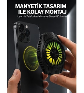 Soğutma Teknolojili Rgb Işıklı Telefon Soğutucu