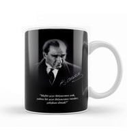 Mustafa Kemal Atatürk söz Kupa Bardak Porselen