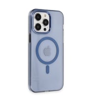 Apple İphone 14 Pro Kılıf Tron Şeffaf Magsafe Kapak - Mavi