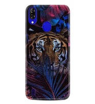 Reeder P13 Blue Plus Kılıf Desenli Silikon Flowers Tiger 1319