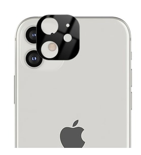 IPhone 12 Mini 3D full Kaplama Tempered Cam Kamera Koruyucu (Siyah)