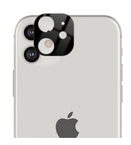 IPhone 12 Mini 3D full Kaplama Tempered Cam Kamera Koruyucu (Siyah)