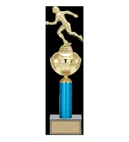 ODAK KUPA - Figürlü Kupalar - Atletizm Kadın Figürlü Kupalar FG-051 A - 43 cm