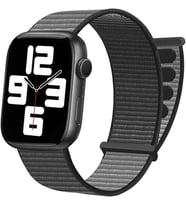 Gfc Life Store -  Apple watch ile Uyumlu Hasır Örme Spor Loop Kordon Kayış 38-40-41 mm (Koyu Gri)