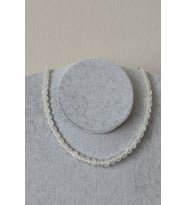 6 MM SELENİT DOĞAL TAŞ KOLYE