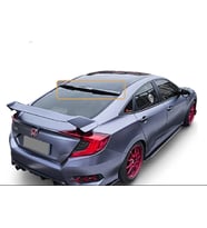 Honda Civic Rs Cam Üstü Pianoblack Spoiler Plastik 2016-2021