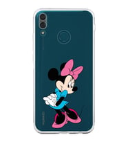 Huawei Y9 2019  Kamera korumalı Kapak Minnie Mouse Tasarımlı  Şeffaf Kılıf