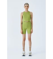 Ecko Unltd. 121040137 Crop W-008 Green Kadın Crop Top Büstiyer (Yeşil)