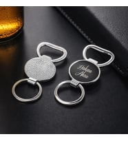 BK Gift Kişiye Özel İsimli 6603 Tek Taraflı Metal Anahtarlık Açacak Fonksiyonlu – Lazer Baskılı Şişe Açacaklı Anahtarlık