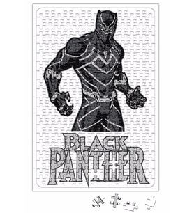 Pantera Negra Panther Puzzle 240 Parça Yapboz