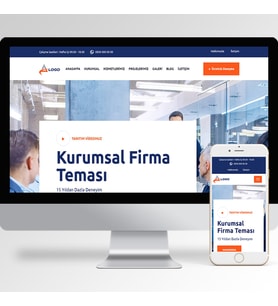 Hazır Kurumsal Web Sitesi Yazılımı V62