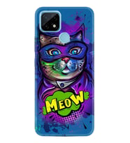 Realme C11 C21 C21Y C25Y C11 2021 Kılıf Desemli Silikon Super Meow 1715