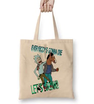 Bojack Horseman Rick and Morty Bez Çanta Uzun Saplı