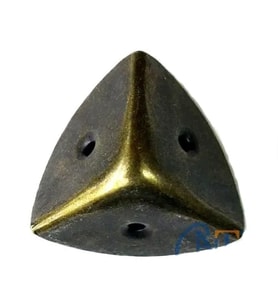 Dekoratif, Kutu, Sandık Köşesi - 45x28 Mm, Büyük, Antik, 100 Adet