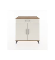 Hyperion Şifonyer Tek Raflı Tek Çekmeceli 2 Kapaklı 88x44x96 Çam-Aytaşı