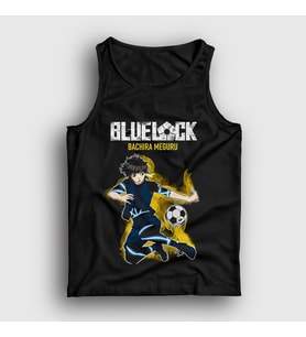 Presmono Unisex Siyah Bachira Meguru Futbol Soccer Anime Bluelock Atlet 445700tt