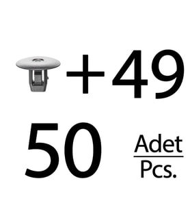 Honda Civis, Odyssey için Davlumbaz Klipsi- 50'li