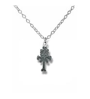 Celtic Cruce Madalyon Haç Figürlü Unisex Metal Kolye – 60 Cm Zincirli Gotik Ve Spiritüel Tasarım (Gümüş)