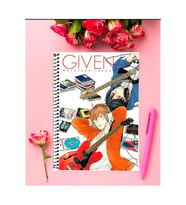 Given (gıven) Anime Defter 1 Adet Özel Tasarım A4 Boyutu 21*29 Cm Telli Kareli