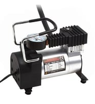 Lastik Hava Kompresörü Metal Büyük Piston Çantalı 12v (Krom)