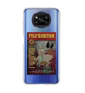 Poco X3 Pro / X3 NFC Uyumlu Pulp Ricktion Tasarımlı Şeffaf Telefon Kılıfı