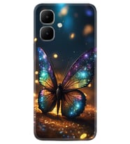 Infinix Smart 10 Kılıf Boutique Baskılı Resimli Rengarenk Kelebek Pcode -097