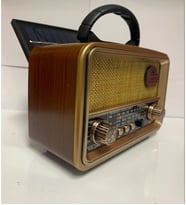 Everton Rt-827 Usb/Fm/Bt Solar Panelli Nostaljik Radyo Rt827