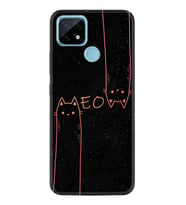 Realme C11 C21 C21Y C25Y C11 2021 Kılıf Desemli Silikon Meow 1657