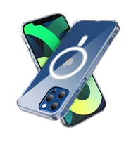 Apple Apple iPhone 13 Pro Max Kılıf Şeffaf Shock-Proof Magnetic Ultra Protection Wireless Case (Renksiz)