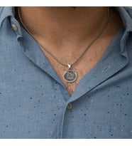 Süleyman Mührü 925 Ayar Gümüş Kolye