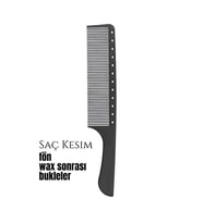 Berber Kuaför Saç Kesim Bukleli Saç Fön Wax Sonrası Tarak