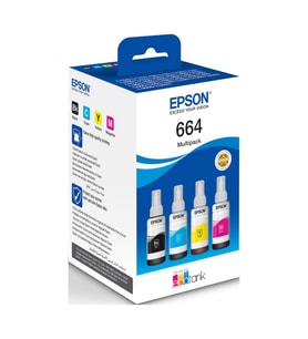 Epson 664 EcoTank C13T66464A 4 Renkli Çoklu Paket