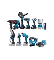 Çok Fonksiyonlu Akülü Seti, LED Işık, Lazer Metre, Dekupaj, Oto Yıkama, Dal Makası
