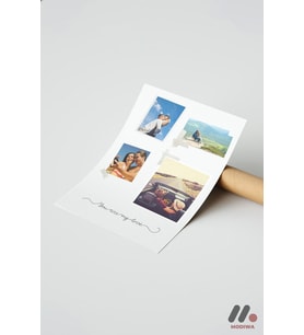 Kişiye Özel Polaroid Seyahat Kolajı, Çerçevesiz Yüksek Kalite Duvar Afişi