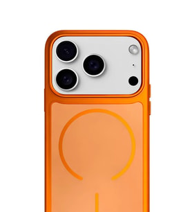 iPhone 17 Pro Metalux Soft MagSafe Silikon Kılıf Solar Amber