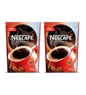 Nescafe Classic 50 Gr Eko Paket 2 Adet