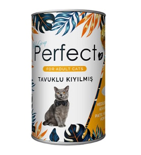 Perfect Chicken Ezme Tavuk Eti Kıyılmış Yetişkin Kedi Konservesi 400 Gr