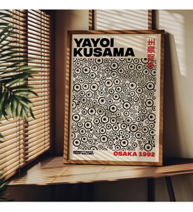 Tanıtım Yayoi Kusama Çerçevesiz Poster, Modern Dekoratif Çerçevesiz Poster, Tablo, YayoiKusama, 21 x 30