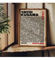 Tanıtım Yayoi Kusama Çerçevesiz Poster, Modern Dekoratif Çerçevesiz Poster, Tablo, YayoiKusama, 21 x 30