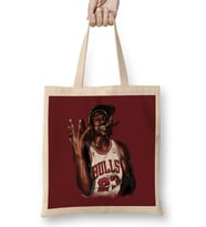 Vintage Michael Jordan Three Peat Bez Çanta Uzun Saplı