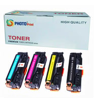 PhotoPrint® Hp Color Laserjet CM2320N 305A CC530A/CC531A/CC532A/CC533A Ithal 4 Renk Muadil Toner Seti Chipli 3.500 Sayfa (Çok Renkli)
