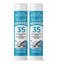 Badger Kokusuz (mavi) Güneş Kremi Stick 2'li Set