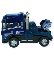 Metal Tır 1:24 - Sesli Işıklı Tır 13 cm - Lacivert - 1 ADET