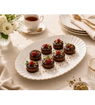 Oval Porselen Tabak Seti, Altın Kenarlı, Krem Rengi, 2'li Salata Meze Tabağı Sofra Şık Sunum Servis Kahvaltılık Atıştırmalık Çerez Seramik İnce Altın Detaylı 32x13