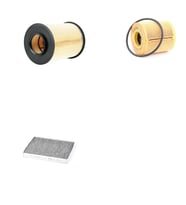 Bosch Filtre Bakım Seti Volvo S40 II 2.0 D 136 Beygir Dizel 2008-2013 Hava + Yağ F. + Polen Filtre Bosch