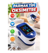 Parmak Tipi Dijital Oksimetre – Hızlı Oksijen Doygunluğu Ölçümü