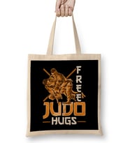Cute & Funny Free Judo Hugs MMA Mixed Martial Arts Bez Çanta Uzun Saplı