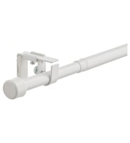 Perde çubuğu seti, beyaz, 120-210 cm 19 mm