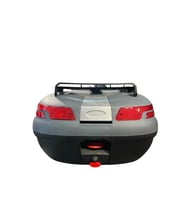 Sl45 Full 45 Litre Gri Bagaj Ve Sırt Dayamalı Motosiklet Arka Çanta